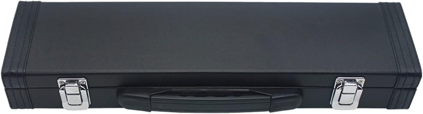 Flutes Flute Silver Plated 16 Holes C Key Cupronickel Woodwind Instrument with Case (Color : 05)