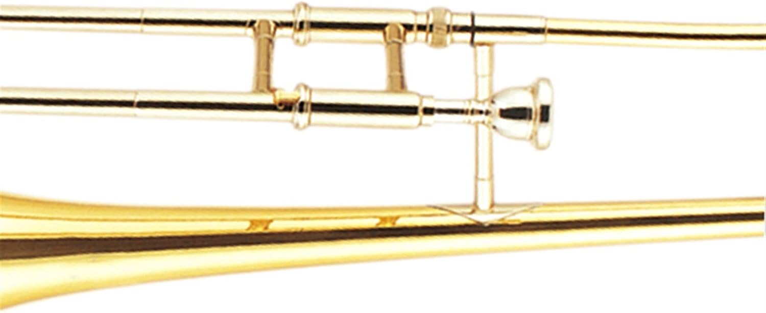 Standard Trombone Music High-Grade Gold Lacquer Bb Trombone Valve Trombone