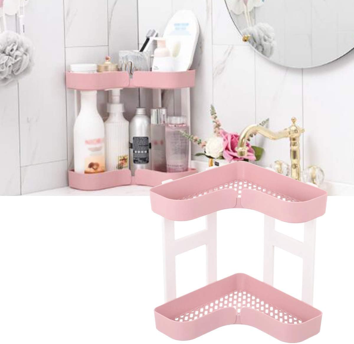 Bathroom Corner Shelf Countertop Storage Shelves Organizer for
