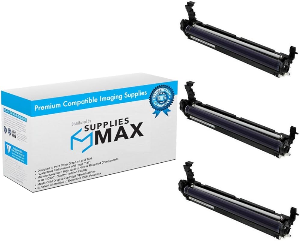 Compatible Replacement for Lanier MP-C2003/MP-C2003SP/MP-C2503/MP-C2503 Essential/MP-C2503 Plus/MP-C2503SP Drum Unit Combo Pack (C/M/Y) (D188-2235_3PK)