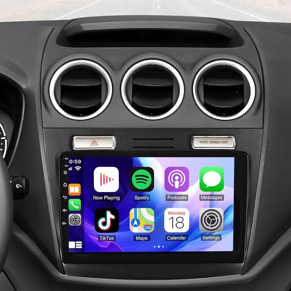 Car Stereo Radio Compatible for Ford Transit Connect 2010-2014,10'' Touch Screen Car Radio with Wireless Carplay Android Auto,2+32GB Wireless Carplay Radio GPS Bluetooth FM WiFi Backup Camera MIC