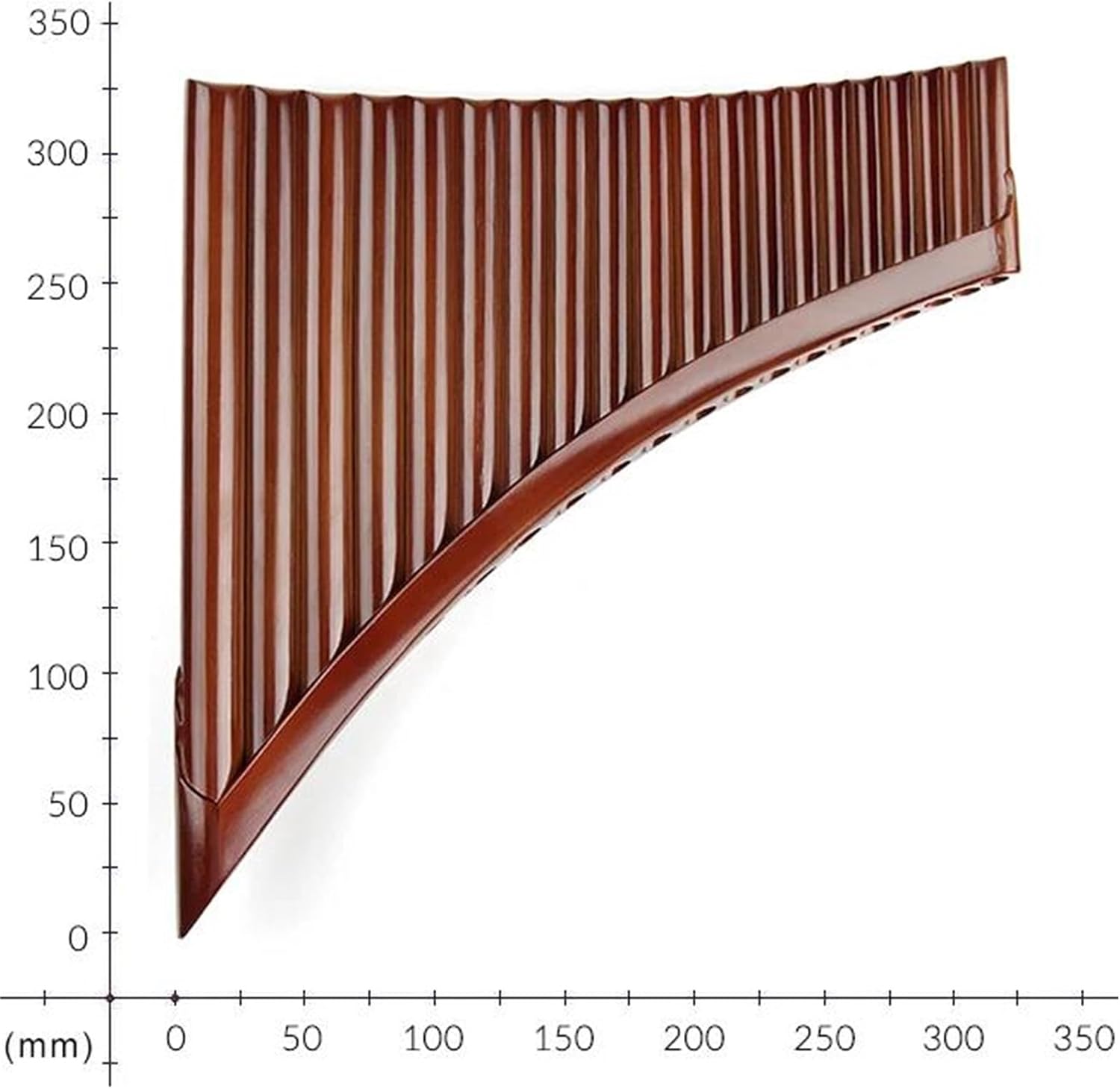 pan flute for beginners E Key 20 Pipes Panpipes Left Hand Brown Colour Flute Handmade Folk Pan Pipes Woodwind Musical Instrument