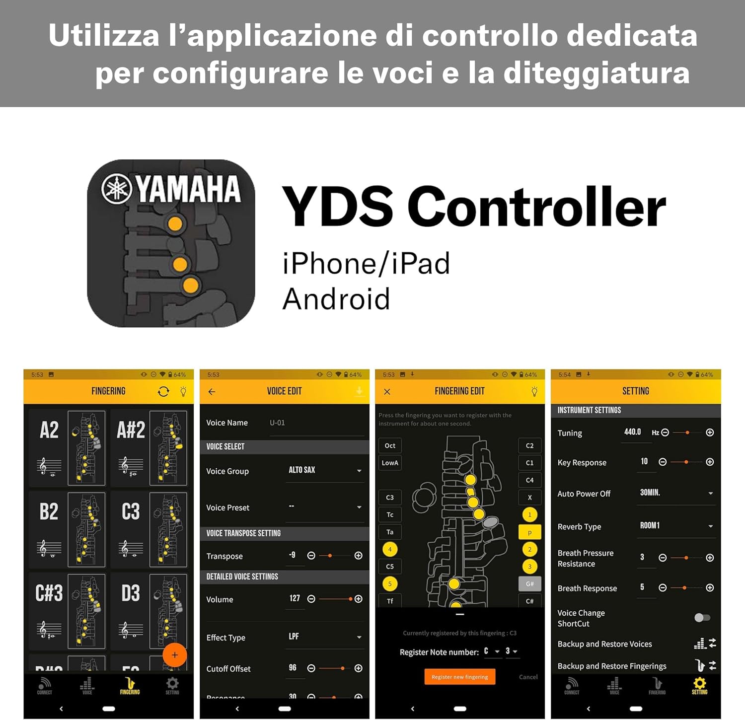 Yamaha YDS-120 Digital Saxophone