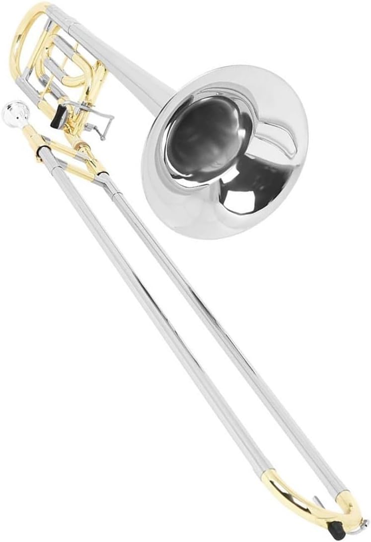Adult Trombone Instrument Gold And Silver Alto Trombone In B Key Professional Brass Instrument With Case And Accessories