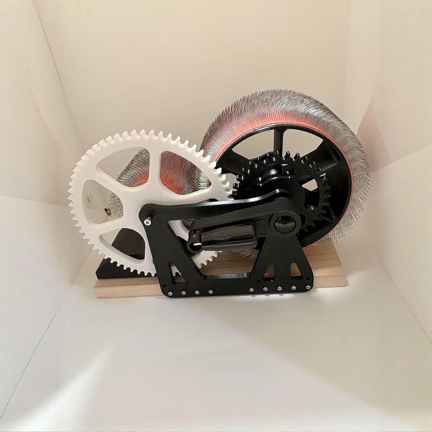 Manual Wool Carding Machine Wool Drum Carder Fiber Carding Machine with Hand Crank Remove Fiber Impurities Fast Color Mixing Wool Blending Wheel for Combing Blending~/