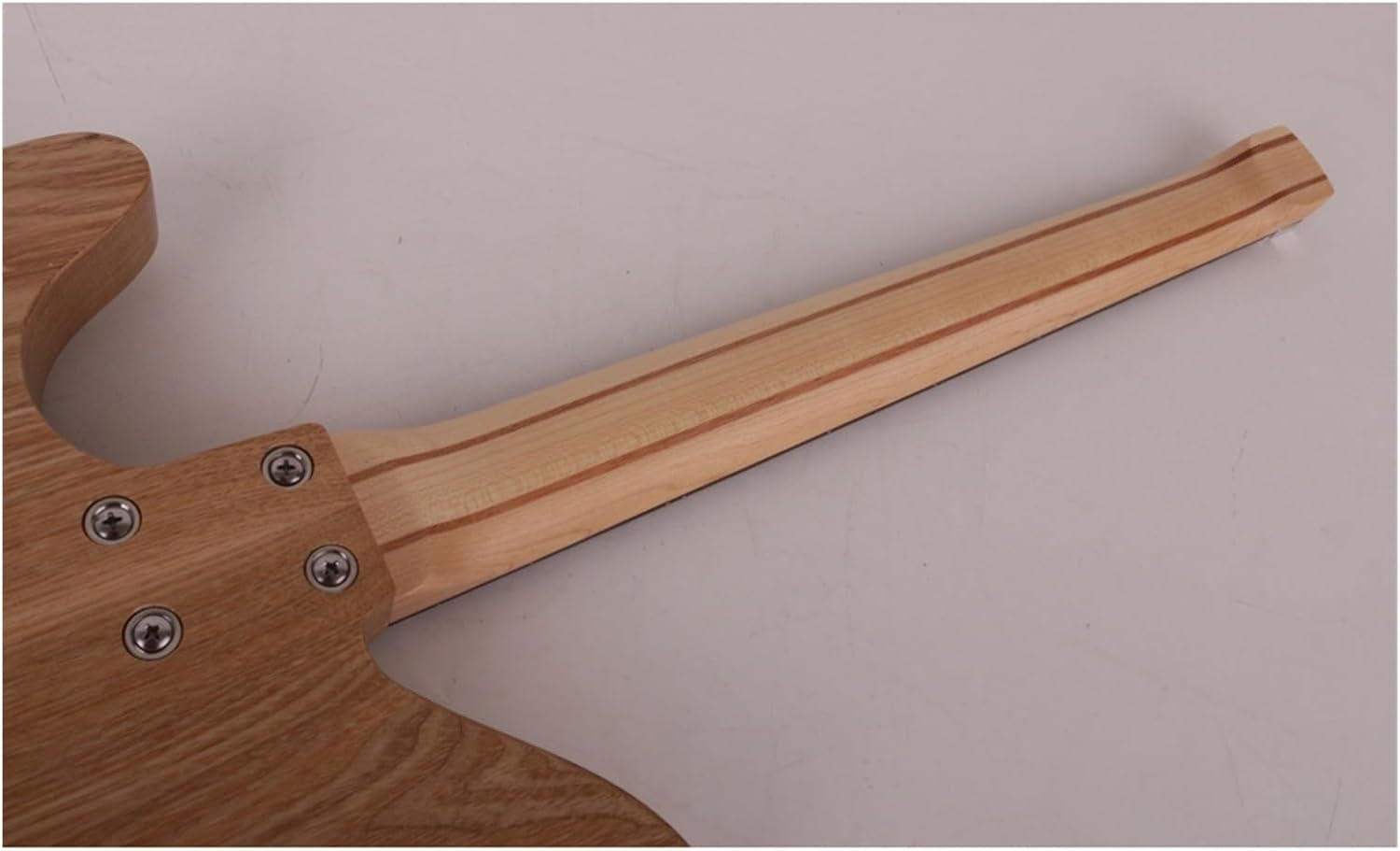 Maple/Mahogany Neck Rosewood Fingerboard Headless Travel Portable Electric Guitar Professional Headless Guitar (Color : 03)