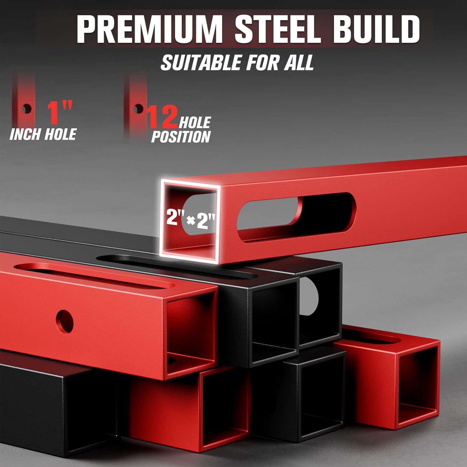 RitFit Multi-Function Squat Rack Power Cage PPC-P3 with Cable Crossover System, 1200LBS Capacity Power Rack and Packages with Optional Weight Bench, Barbell Weight Set, for Garage Workout & Home Gym