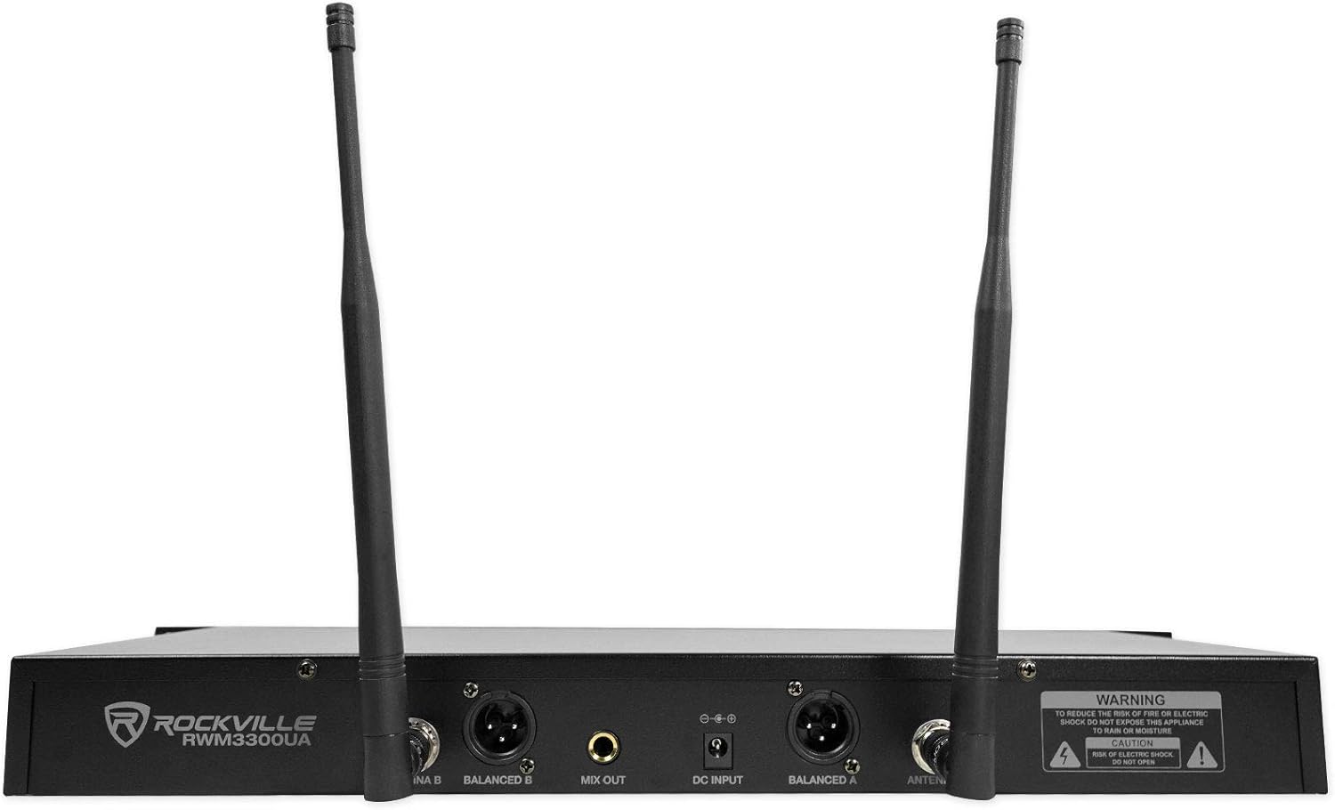 RockvilIe RWM3300UA Dual Handheld Microphones for Church Sound Systems