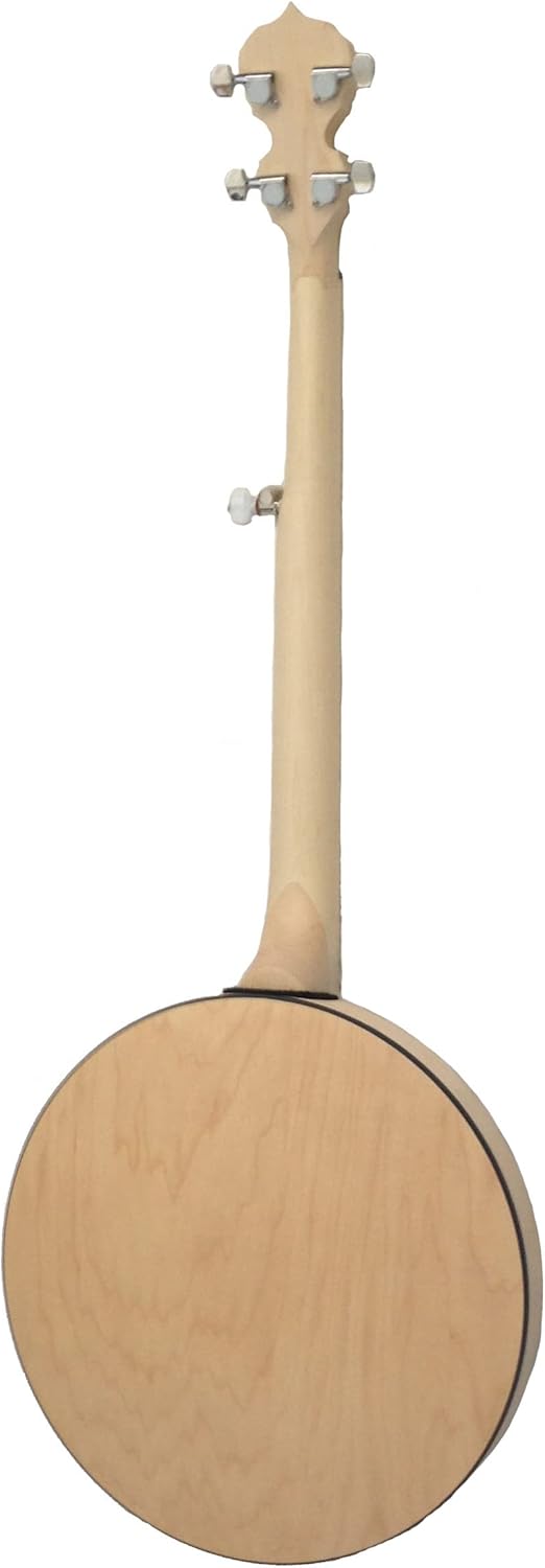 Deering Goodtime Two (2) LEFT HANDED 5-String Maple Resonator Bluegrass Banjo Bronze Powercoat Hardware, Art Deco Inlay with Instrument Alley Gig Bag, Strings, Mute, Tuner, Picks, Bundle