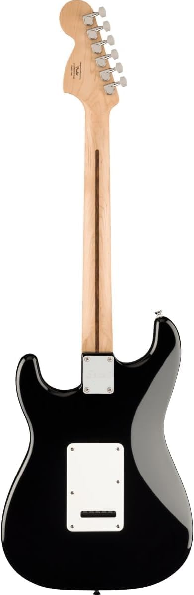 Fender Affinity Series Stratocaster Mustang Micro Pack, Laurel Fingerboard, Black, Gig Bag, HD9, US, CA, EU, AU, JP
