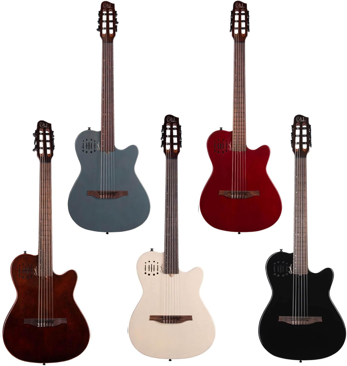 Godin Multiac Mundial Nylon Acoustic-electric Guitar - Onyx Black