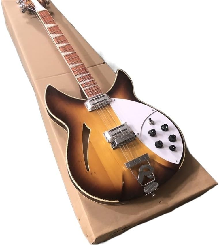 Custom Brown 360/12 String Guitars - Perfect for Musicians and Enthusiasts Seeking a and High- Instrument for Personalized Performance