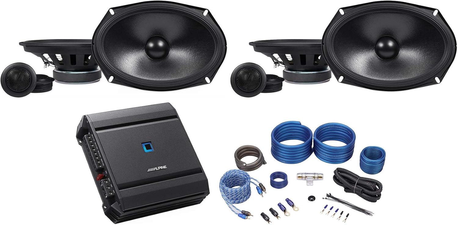 (2) Pairs ALPINE S-S69C 260w 6x9