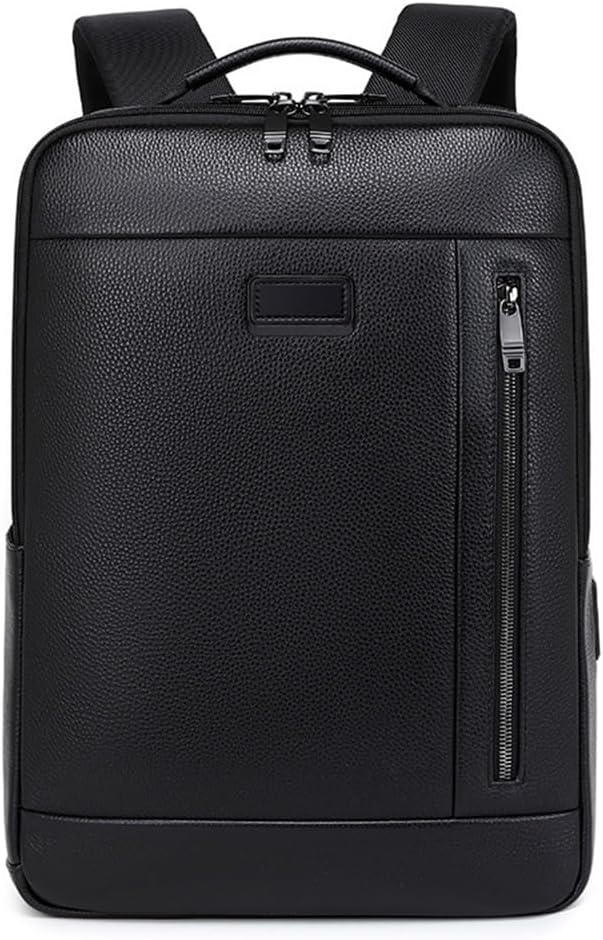 Men's Backpack Leather Computer Commuting Large Capacity