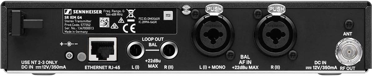 Sennheiser Pro Audio Sennheiser ew IEM G4-A1 In Ear Monitor system Range (470-516Mhz), Single