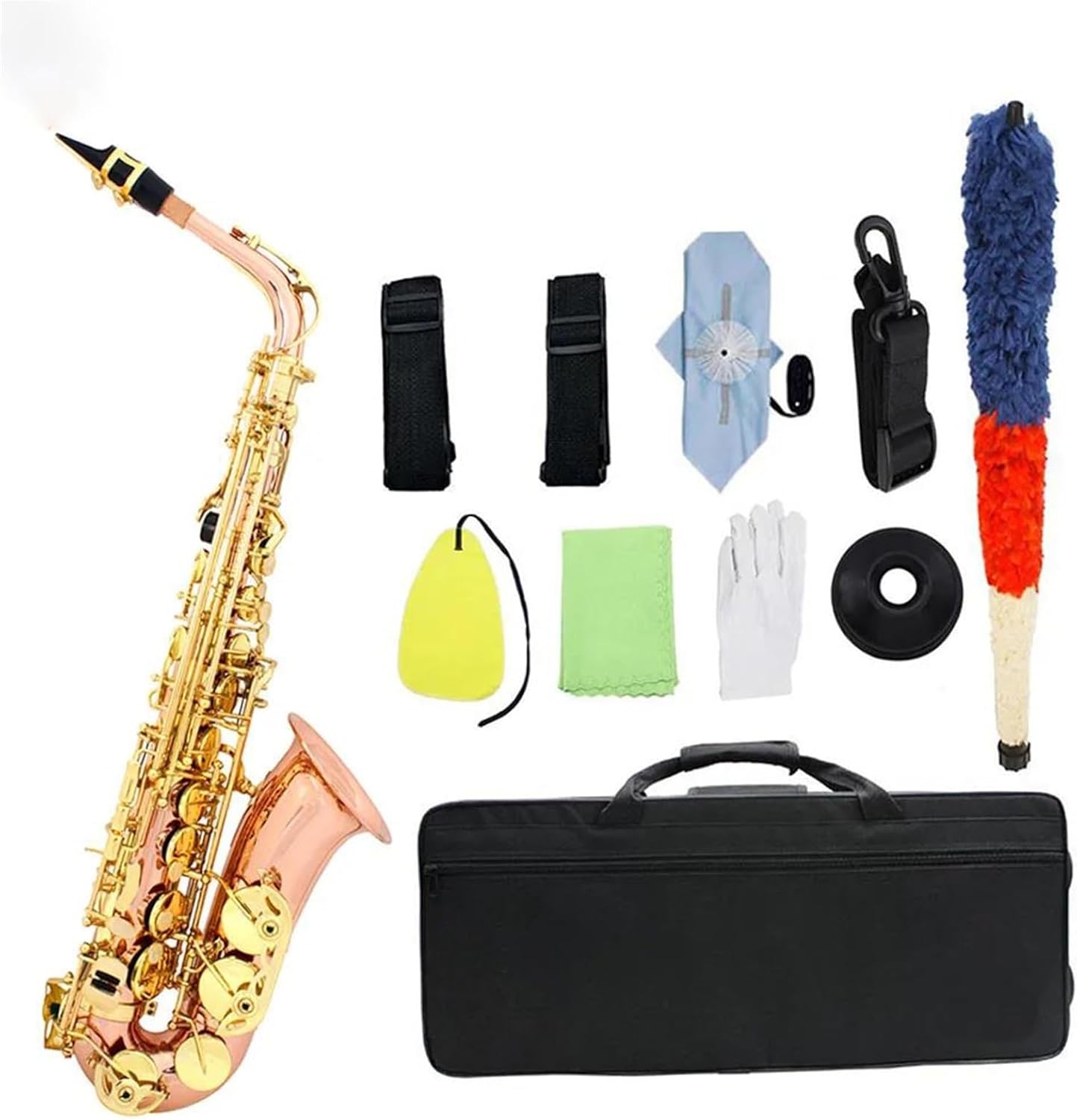 Eb Alto Saxophone Phosphor Bronze Material E Flat Sax Woodwind Instrument Saxophone With Case Gloves Reeds Strap
