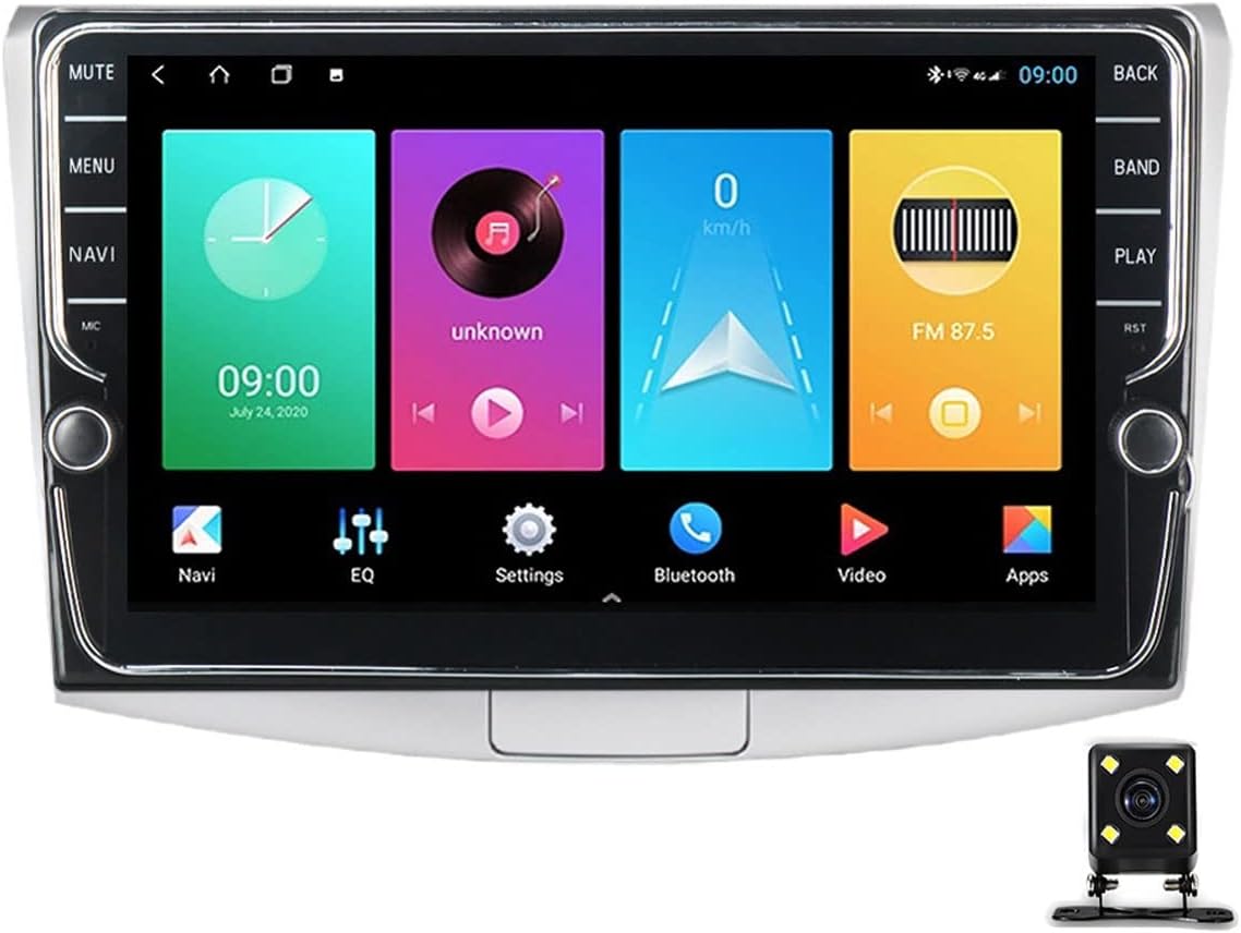 Car Stereo Compatible with Apple Carplay, 9 Inch Double Din Car Stereo with Bluetooth, Touch Screen Car Radios MP5 Player for Volkswagen Passat 7 B7 2011-2015 with Backup Camera