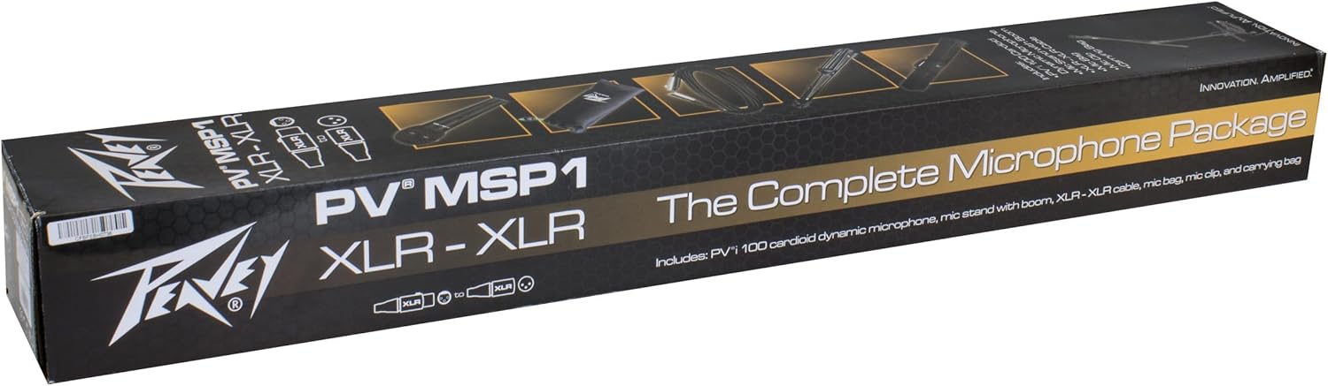 Peavey PV-MSP1 XLR Dynamic Cardioid Microphone with Accessories