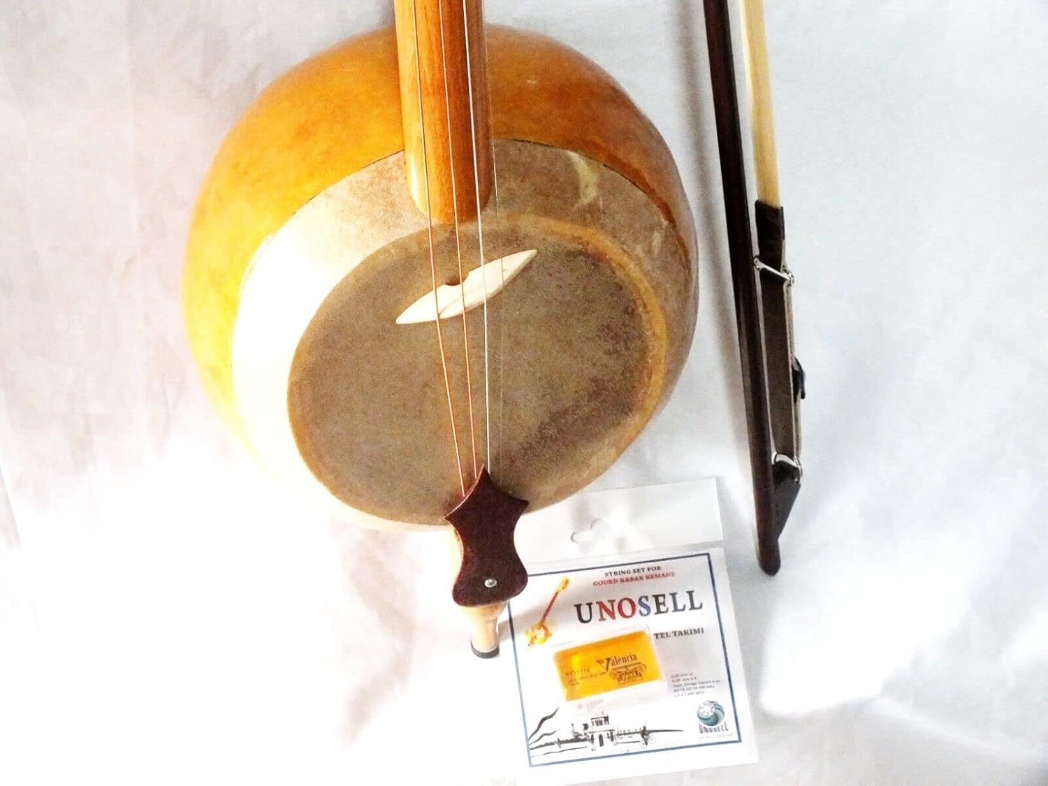 Quality Bass Gourd Kabak Kemane W/A Bow bs2