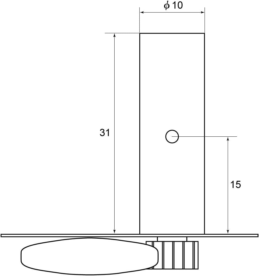 Kikutani GM-35DG String Winding Pegs, 1.4 inches (35 mm), For Nylon Strings, 3 Rows, Left and Right Set, Nickel
