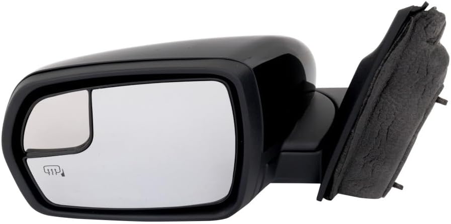 For Ford Edge 2019 2020 Door Mirror Driver Side | Power | Manual Folding | Heated | Paintable | With In-housing Signal Light | Replacement For FO1320675 | JT4Z17683CA, FT4Z17D743BAPTM