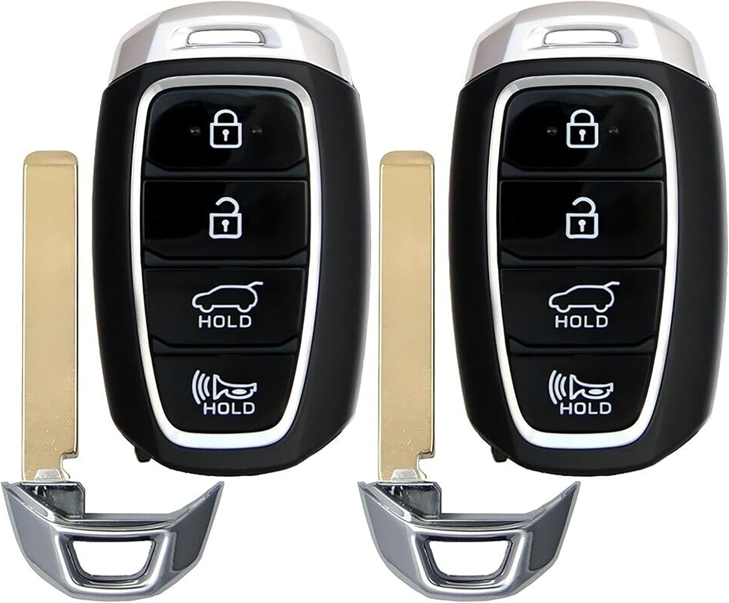 2X New Replacement Proxy Key Fob Remote Compatible with & Fit for Hyundai Santa Fe. Read Description - MPN TQ8-FOB-4F19-03