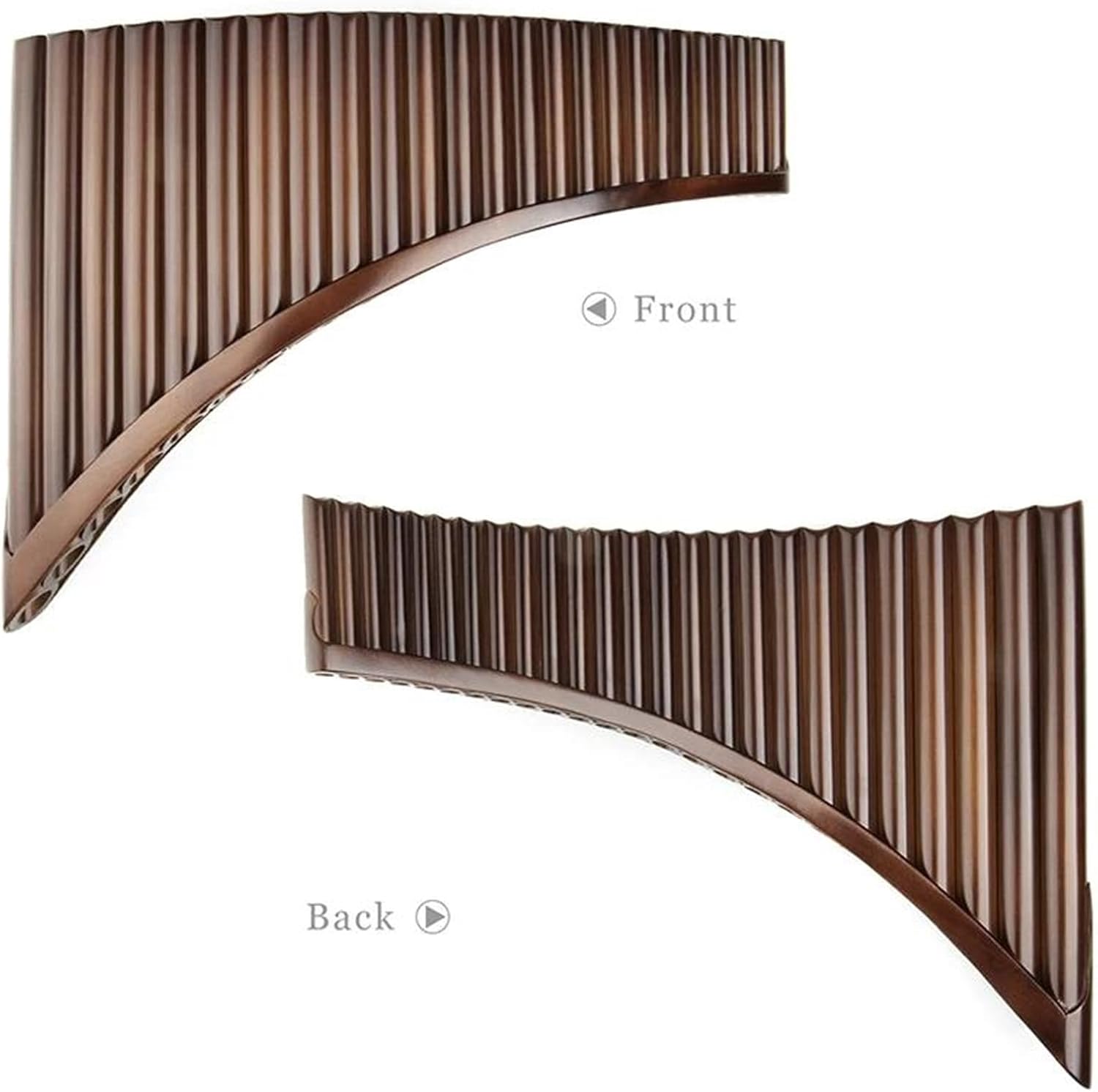 VBDEFRT G Key 25 Pipes Pan Flute Pan Pipes Woodwind Musical Instrument Made Pan Flute (Color : LEFT HAND)