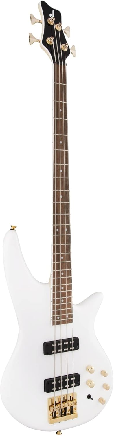 Jackson JS Series Spectra Bass JS3, Snow White, Laurel Fingerboard