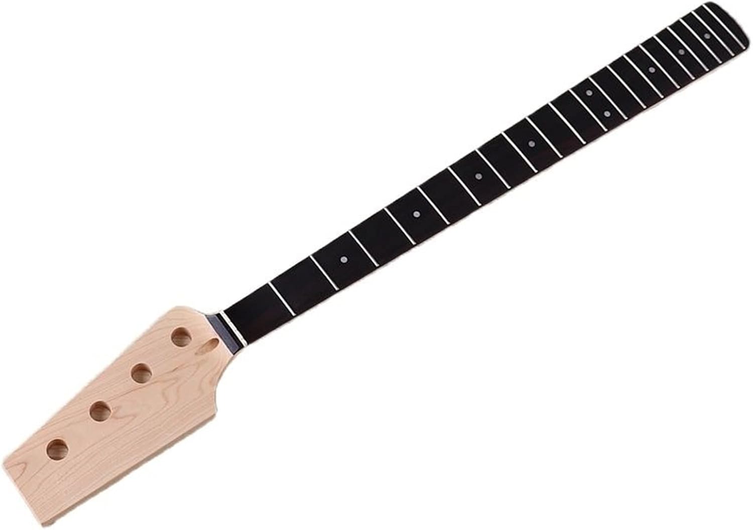 ZUZU Left Hand 4 Strings Electric Bass Guitar Neck 20 Frets Canada Maple Wood Neck Unfinished Guitar Neck