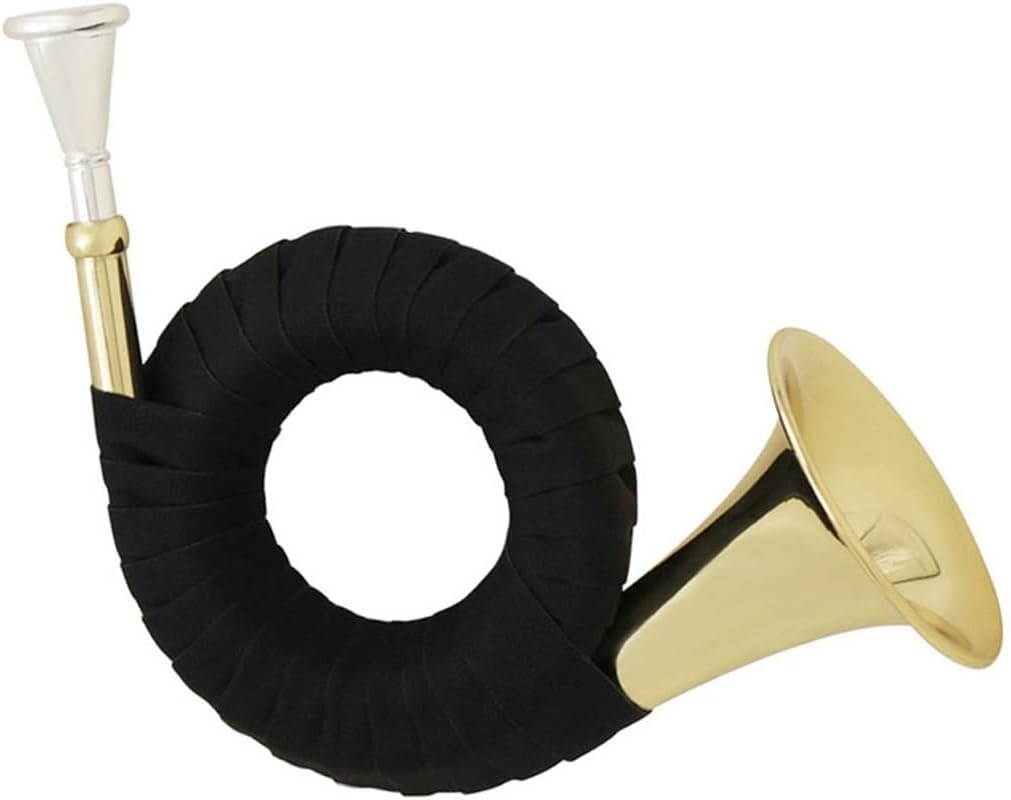 4 Key French Horn Professional Brass Wind Instrument Gold Mini Horn In Bb Key With Accessories(Set)