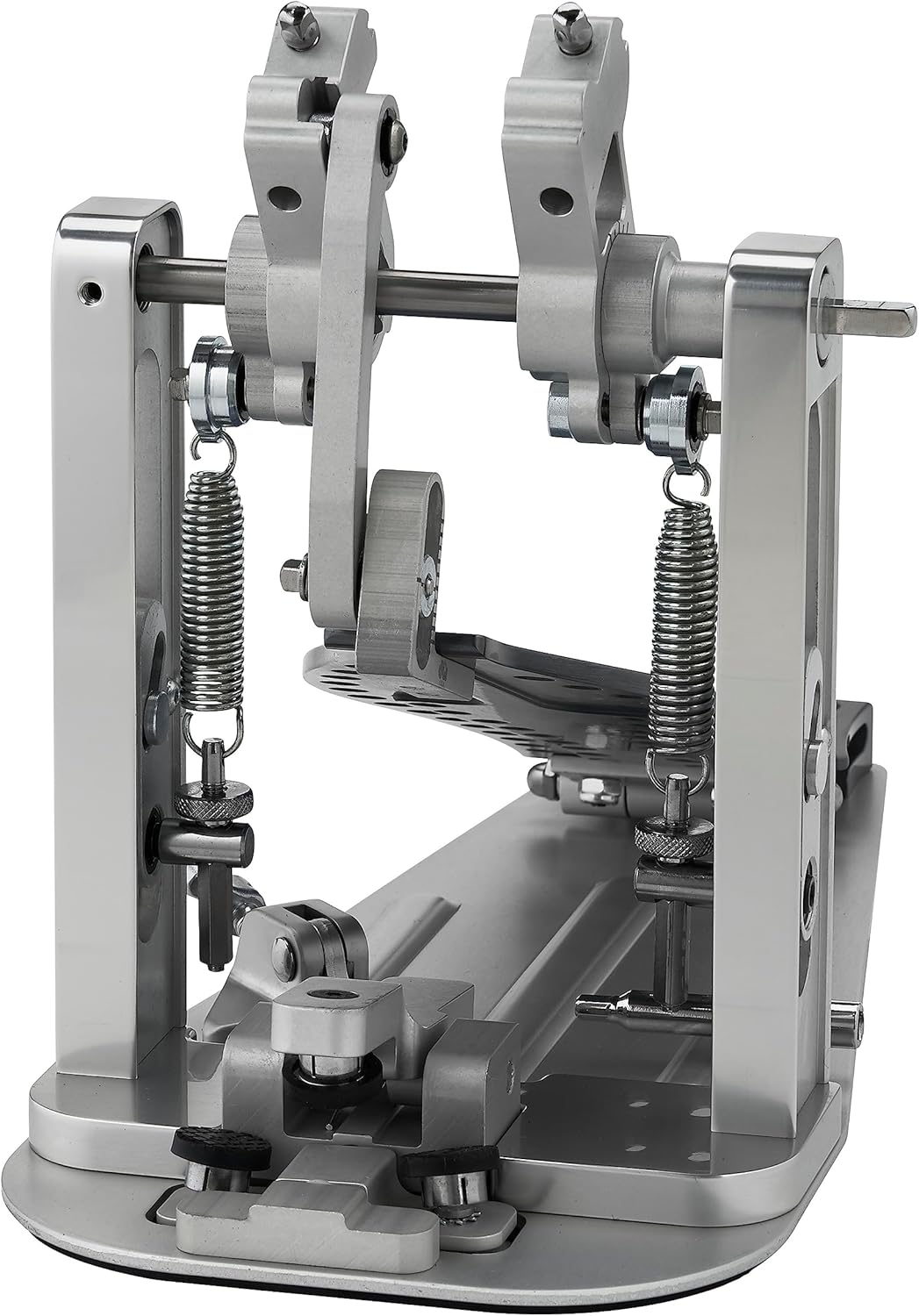 DW MFG Series Colorboard Machined Direct Drive Double Bass Drum Pedal w/Bag, Gun Metal Edition