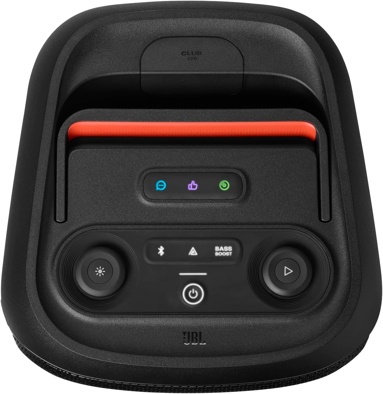 JBL PartyBox Club 120 - Portable Speaker with Foldable Handle, Powerful Pro Sound, (Black) (Renewed)