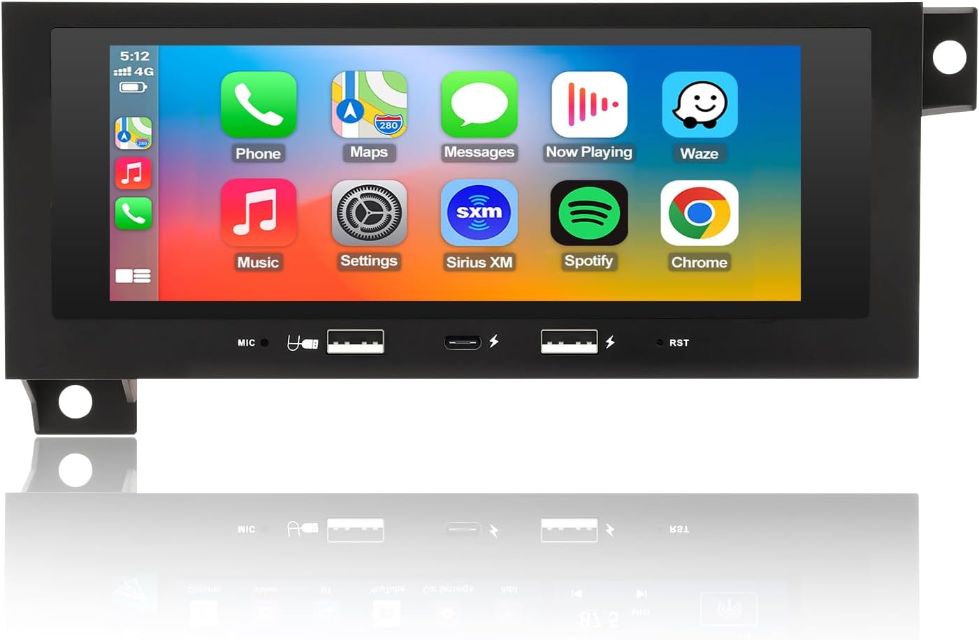 QLED Radio for Dodge RAM 1500 1994-2001,Jeep Wranger 1997-2002 Grand Cherokee 1993-1998,Touch Screen Stereo Replacement,Wireless carplay Android auto,Free Camera