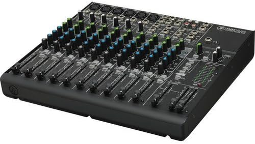 Mackie 1402VLZ4 14-Channel Compact Mixer with G-MIXERBAG-1515 Padded Nylon Mixer/Equipment Bag & PB-S3410 3.5 mm Stereo Breakout Cable, 10 feet Bundle