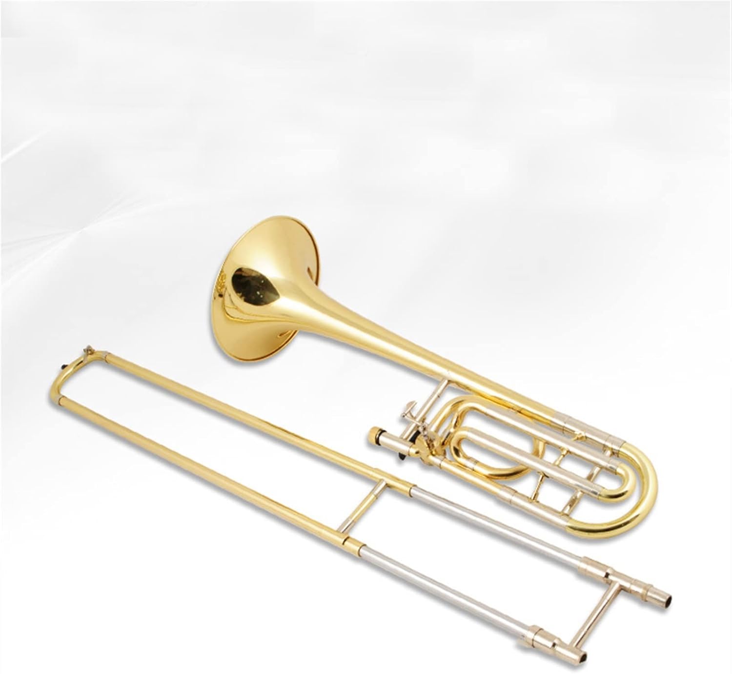 FLFL Student Trombone The Tenor Trombone in B-Flat is Suitable for Beginners to Play The Band Trombone Instrument of The Examination Band