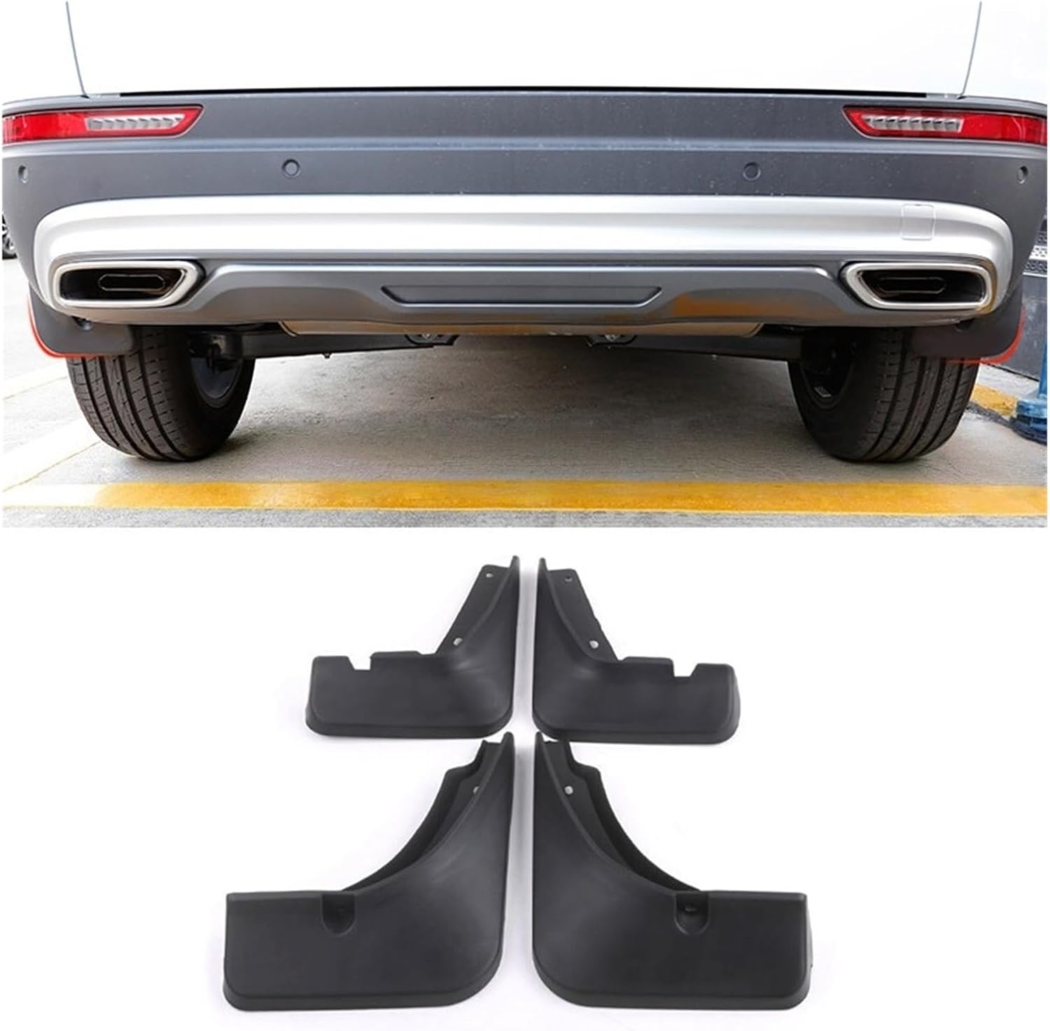 Car Mud Flaps Splash Guard Protector Wheel Covers Auto Decoration Accessories Compatible For Geely Atlas Emgrand NL-3 Proton X70 2019