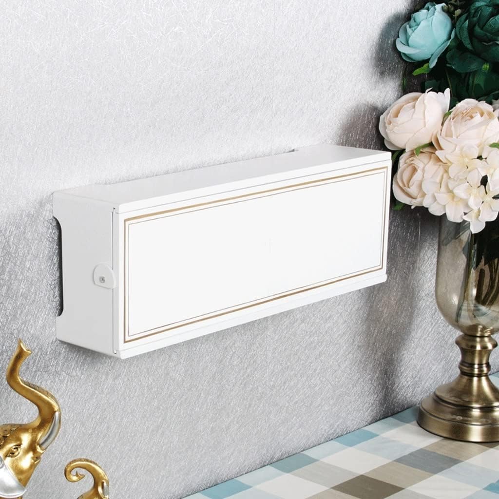 Router Storage Box, Wireless WiFi Router Shelf, Network Set-top Box Storage Box, Wall Mount Shelves (Color : A, Size : S)