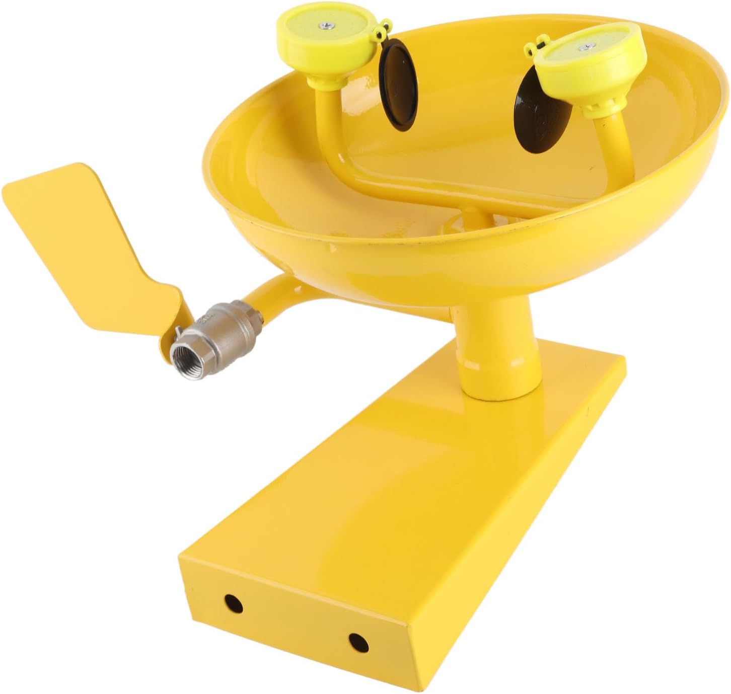 FTVOGUE Wall Mounted Eye Wash Station, 304 Stainless Steel Emergency Eye Wash Spray Heads Eyewash Sign, for Chemical Plants Laboratories FactoriesOccupational Health & Safety Products