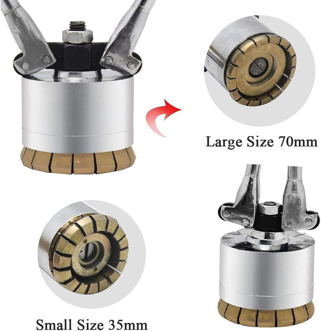 200L/35&70mm Drum Sealing Machine, Drum Cap Seal Barrel Crimping Tool, Barrel Crimper Sealer Used in Coating Manufacturing, Chemical Industry, Grain and Oil