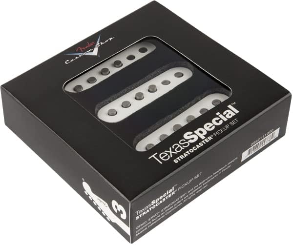 Fender Custom Shop Texas Special Stratocaster Pickups - White Bundle with Instrument Cable