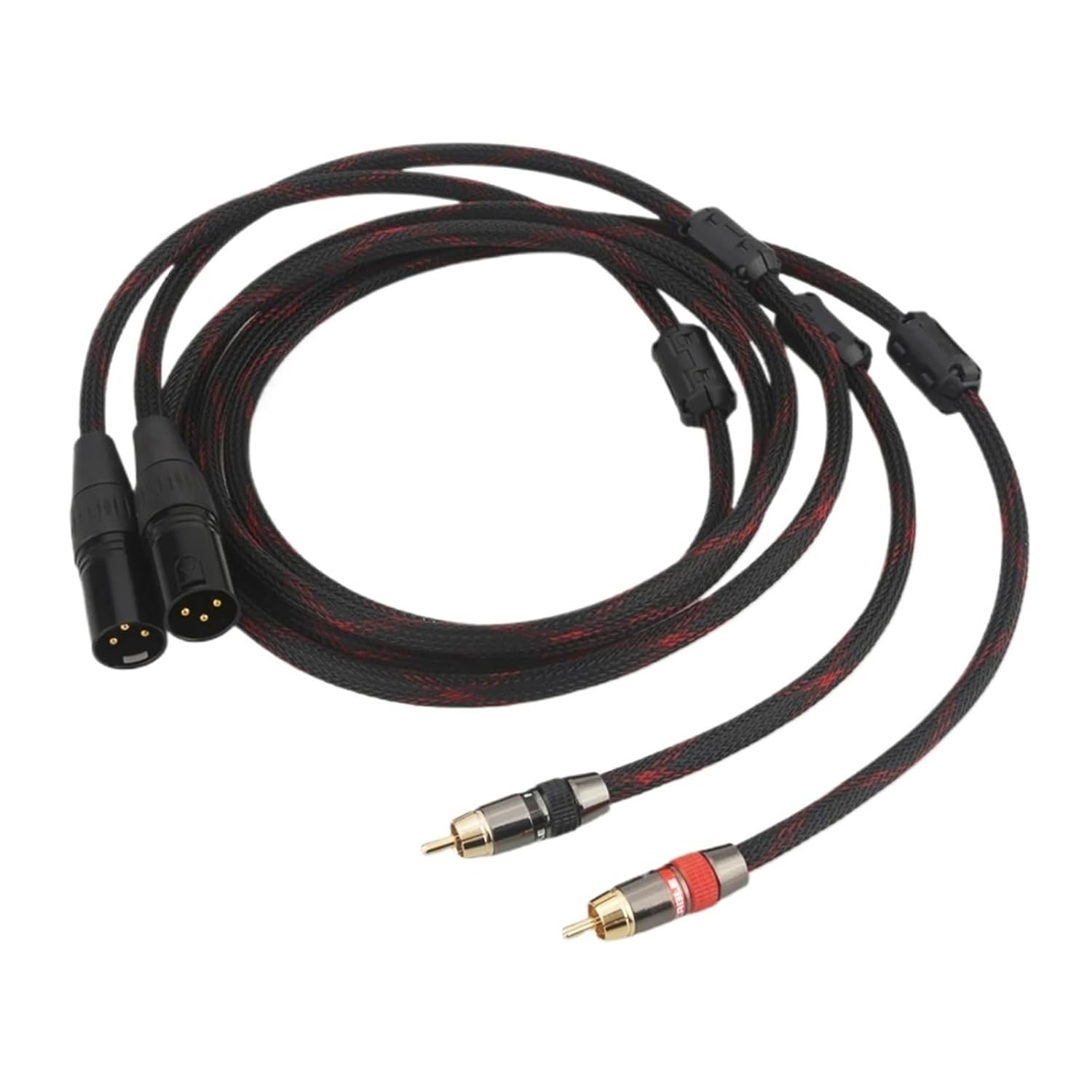 HiFi RCAA to XLRR Audio Cable Male to Female/Male High Fidelity Audio Adapter Cable(RCA to XLR Female,1m)