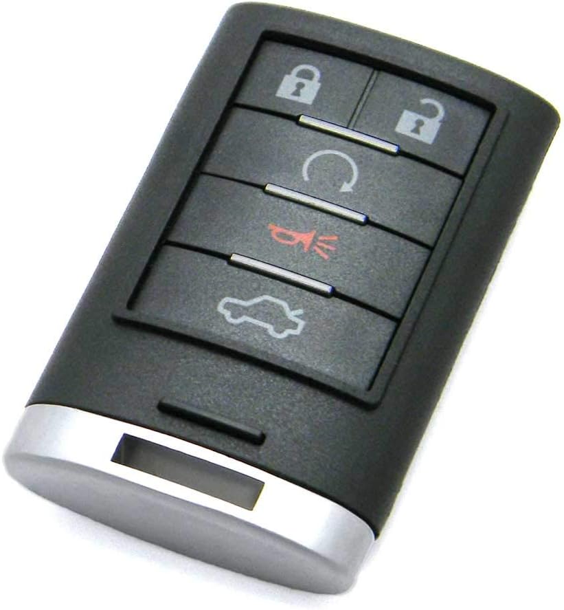OEM Electronic 5-Button Smart Proximity Key Fob Remote Compatible with Cadillac (FCC ID: M3N5WY7777A)