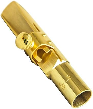 Paititi Professional Gold Plated Tenor Saxophone Metal Mouthpiece #7