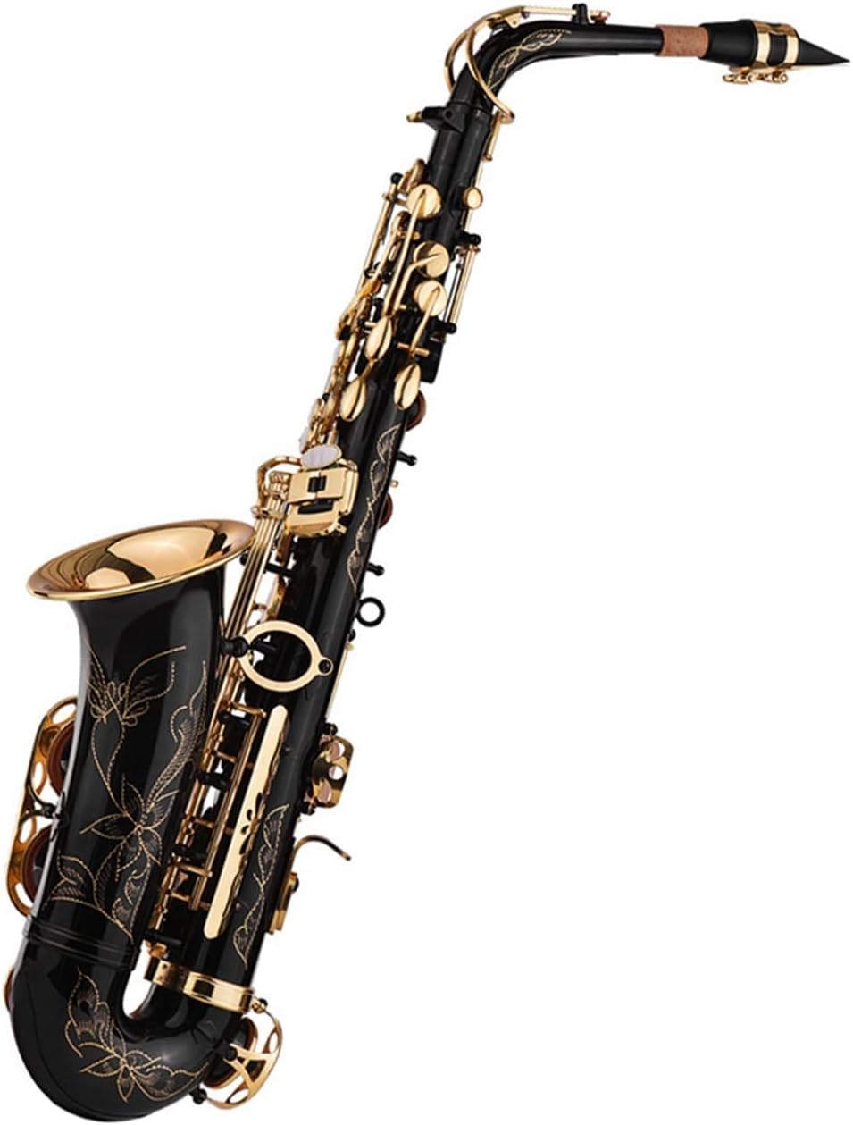 EB Alto Saxophone Brass Lacquered Gold 82Z Key Type Woodwind Instrument