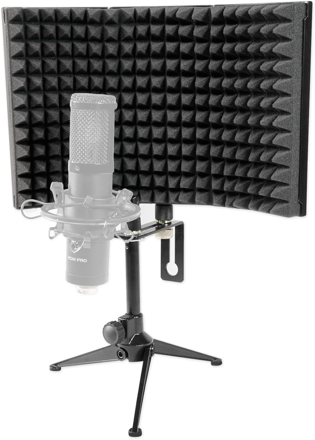 Audiosavings Bundle: Pair of Mackie CR3.5 Speakers, Rockville RHT8B Stands, RCM PRO Mic, PRO-M50 Headphones, ROCK-U MINI Interface, M25 Controller, Mic Shield, RRS190S Pads & RCTR106BL Cable (9 Items)