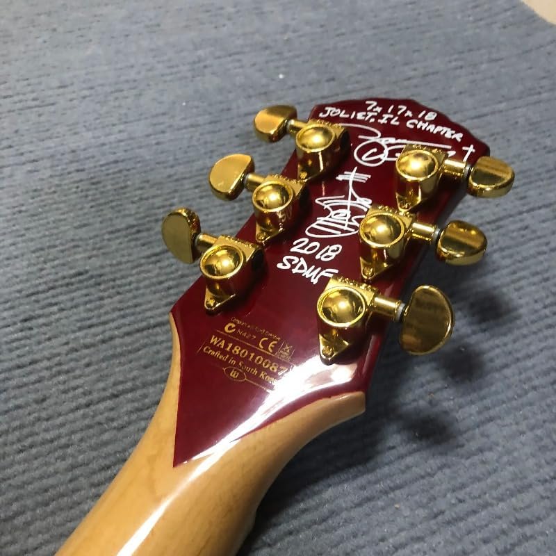 6-String Electric Guitar Solid Body Gloss Finish Maple Neck and Rosewood Fingerboard Professional Tone and Build for Home Studio Recording Stage Performance and Live Gig Musicians