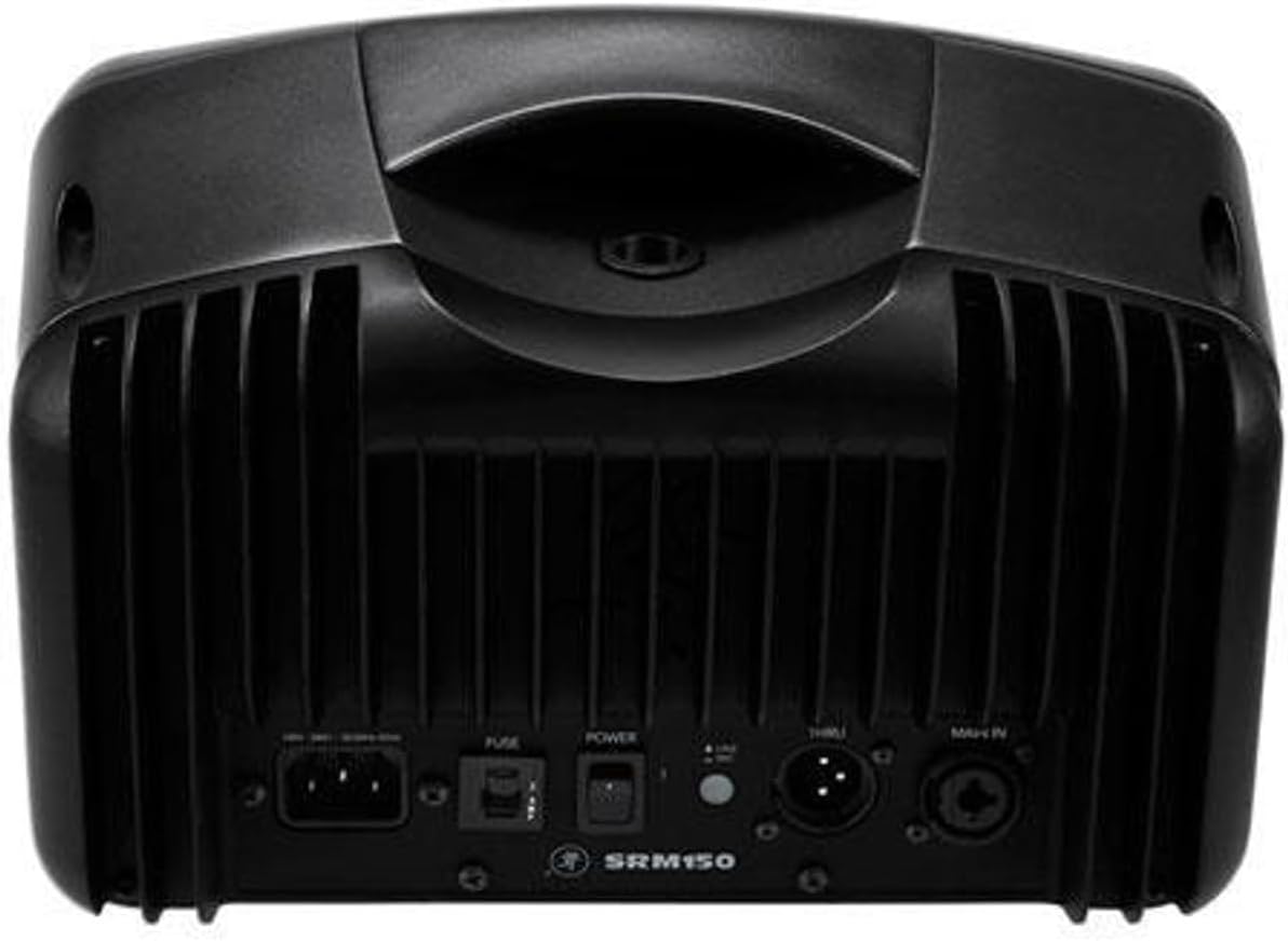 Mackie 5.25in Compact Powered PA System, 150W, 8 Ohms Impedance - Bundle with Behringer ULTRAVOICE XM8500 Cardioid Vocal Microphone, Samson MK10 Lightweight Boom Mic Stand, 20' XLR Microphone Cable