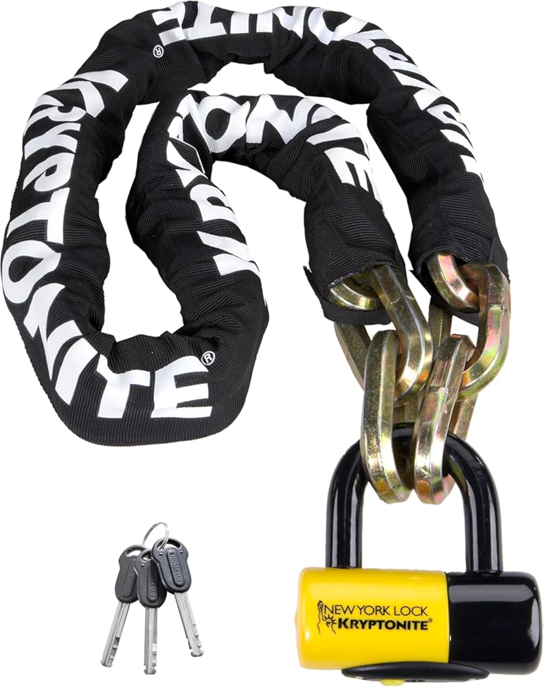 Kryptonite New York Fahgettaboudit Chain 1415 & New York Disc Lock