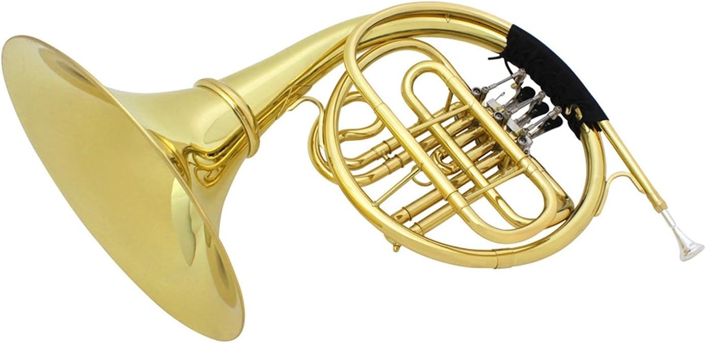 B flat 3 key French horn single row split brass instrument