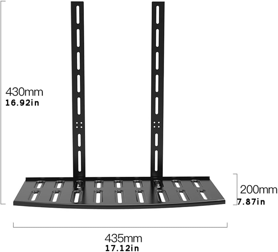 Floating Cable Box Shelf, Wall Mount Shelves, Floating Wall Mount Shelf, Floating Shelf Wall-Mounted TV Stand (Color : A)